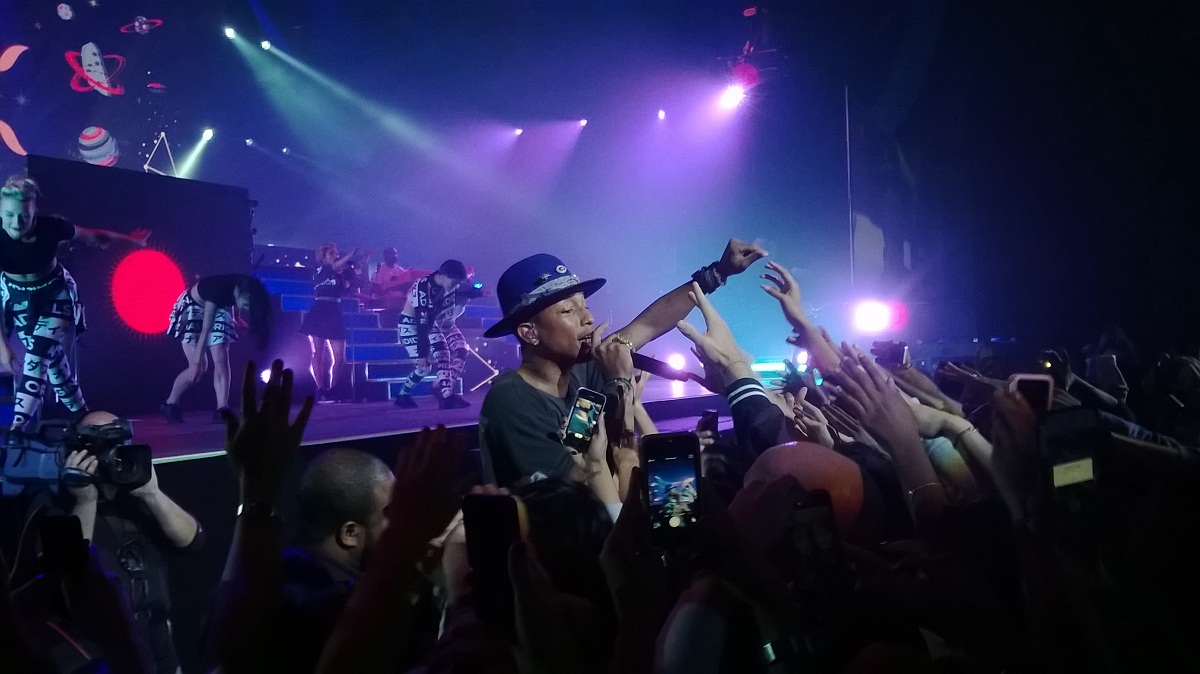 concert de Pharell Williams au Zénith de Paris